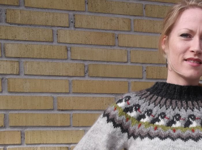 Smuk sweater strikket i Læsø Hedegarn fra Læsø Uldstue
Strikkes på bestilling i str. S til XXL