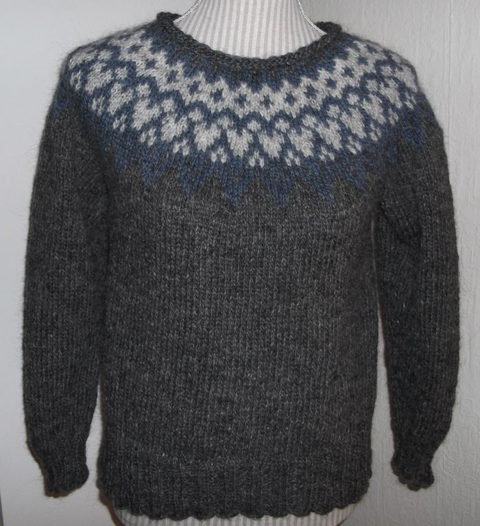 Islandsk sweater i LettLopi